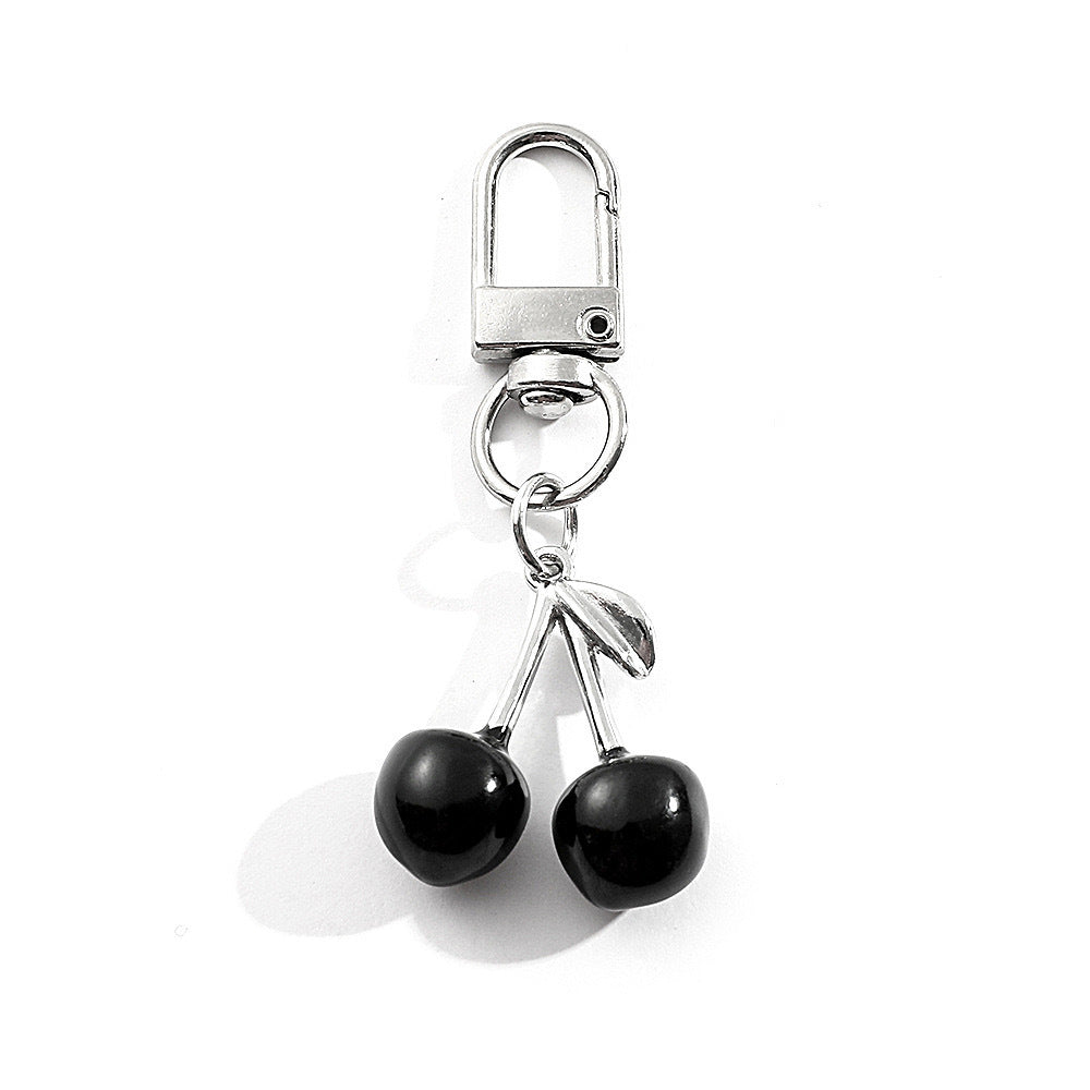 Creative Alloy Cherry Key Chain Fruit Bag Pendant