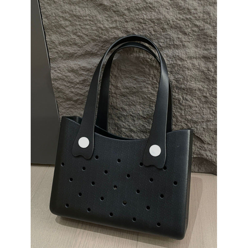 Bolso de playa de gran capacidad de EVA de color sólido de moda para mujer