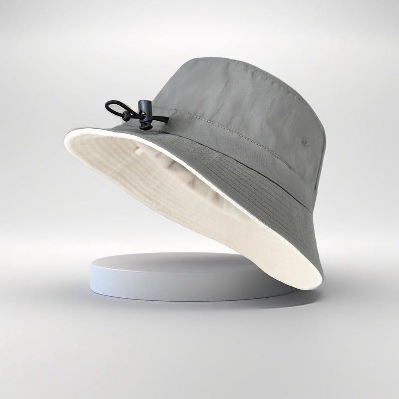 Women Fashion Solid Color Plush Deepened Bucket Hat