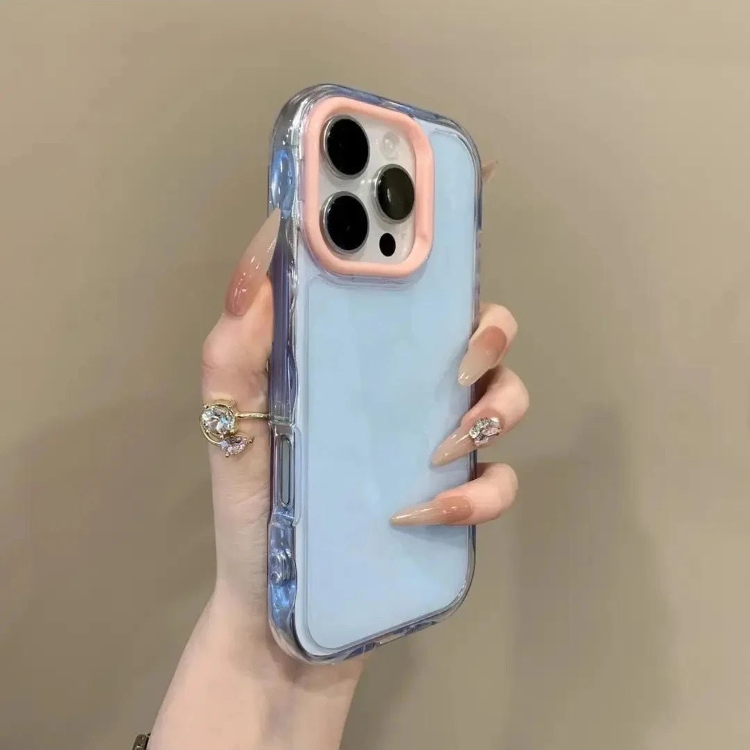 Fashion Solid Color Drop-Resistant Iphone Case
