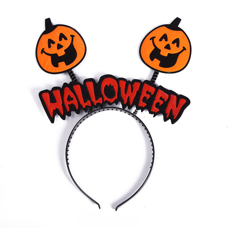 Halloween Hair Accessories Fashion Pumpkin Witch Headband