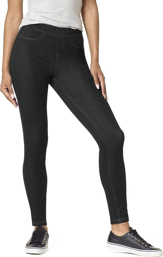 Jean moulant taille haute décontracté pour femme