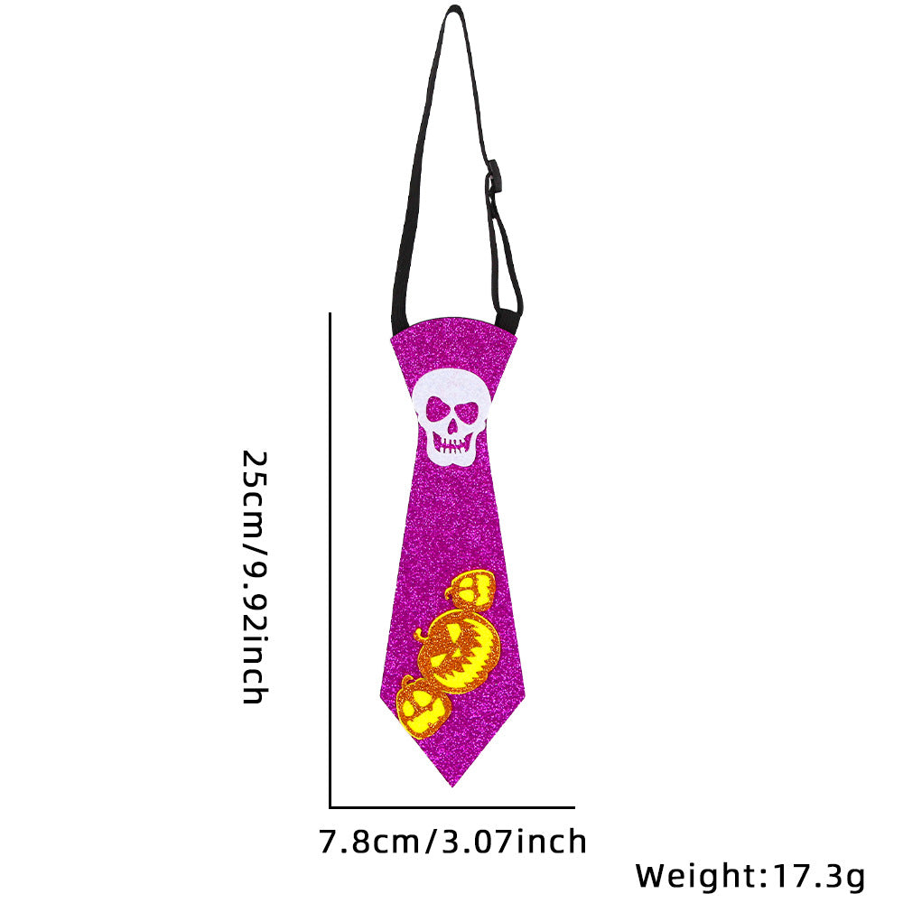 Kids Halloween Tie Ghost Party Costume Accessory