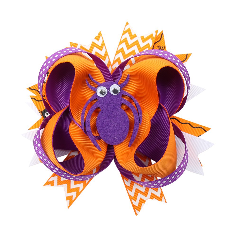 Children Kids Baby Halloween Fabric Hairclip Accessory
