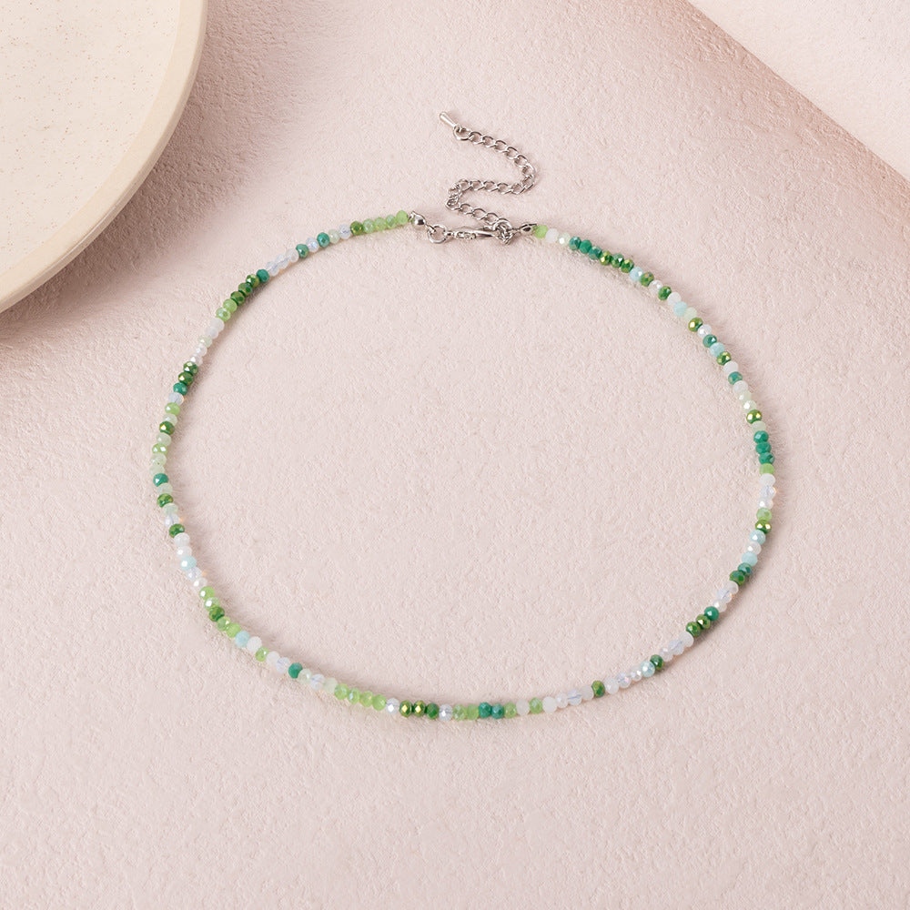 Bohemian Handmade Multicolor Rice Beaded Necklace