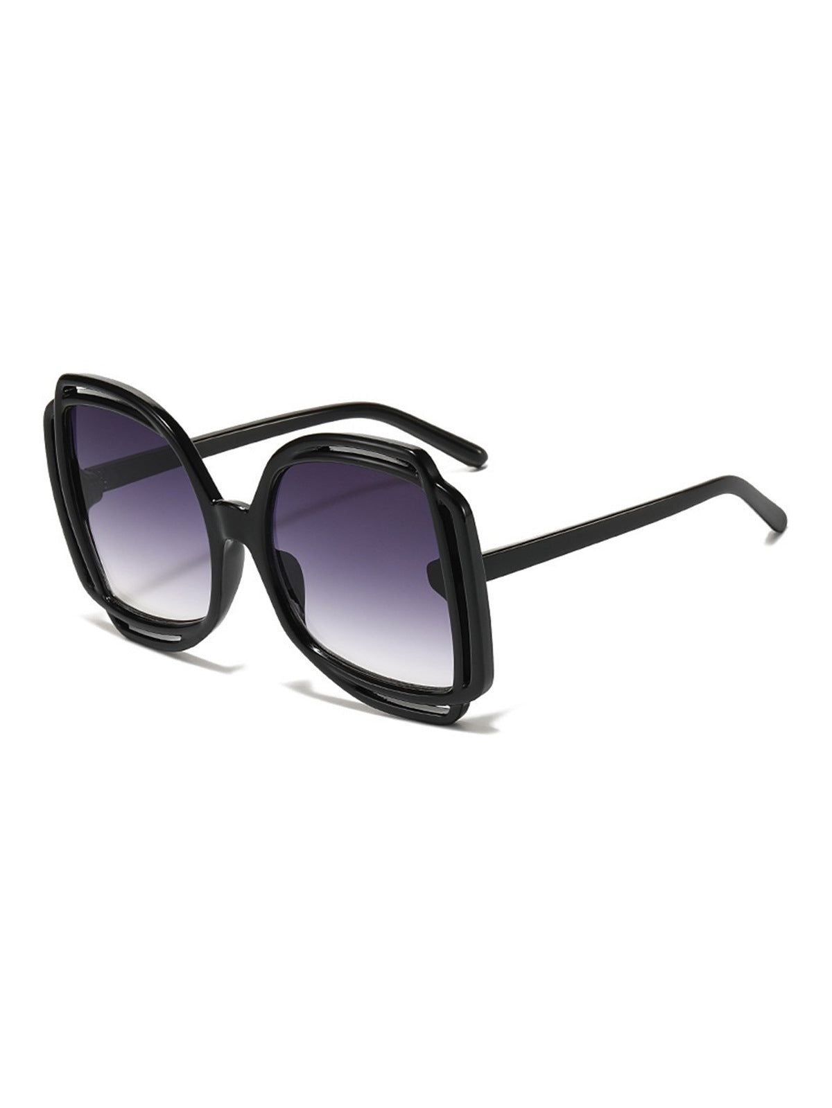 Fashion Personalized Hollow Square Sunglasses