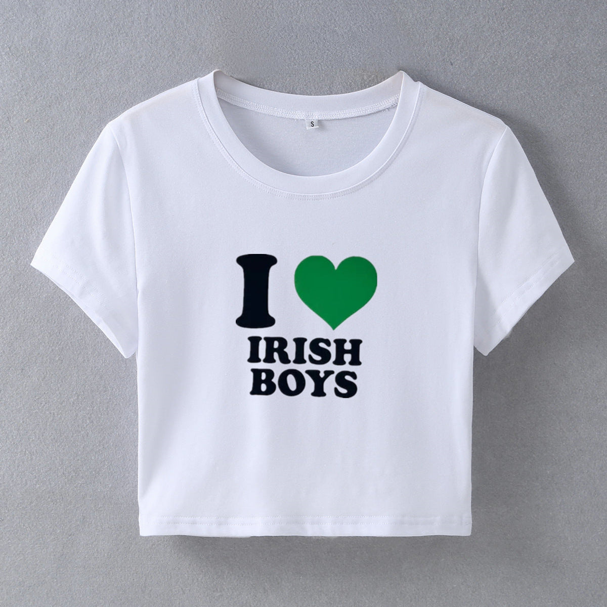 Street Fashion Women's Printed Navel Tee Cotton Polyester Short Sleeve Pullover