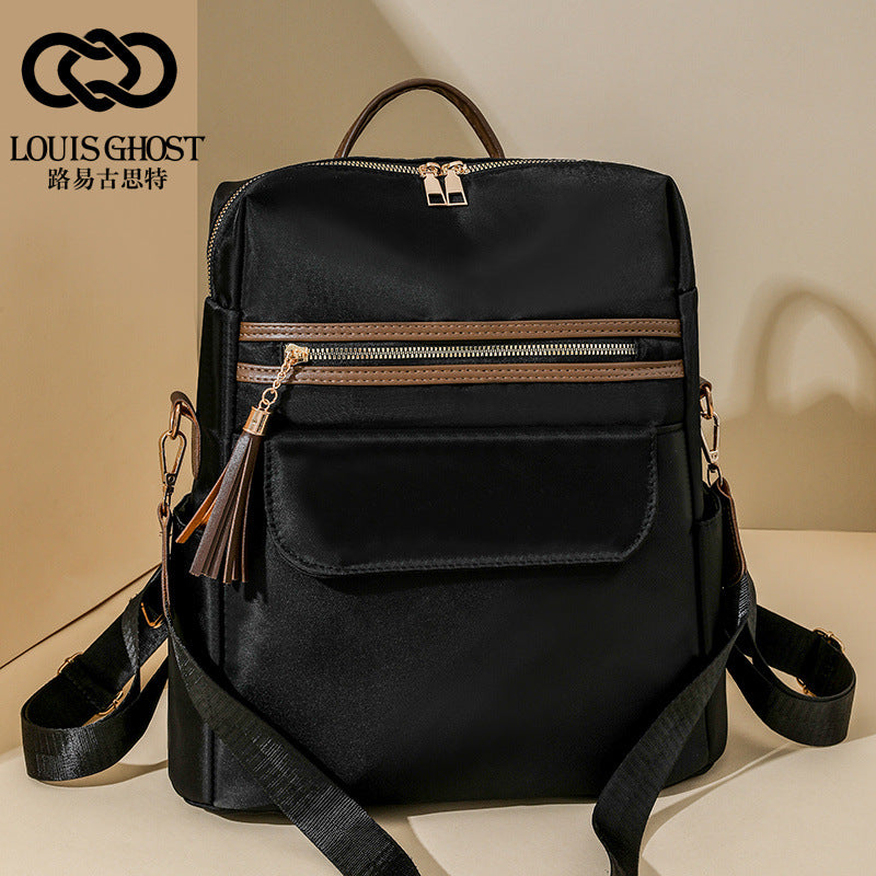 Oxford Cloth Women Casual Lightweight Water-Repellent Backpack