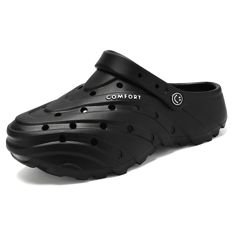 Zapatos casuales de color sólido con suela gruesa y antideslizantes para hombre