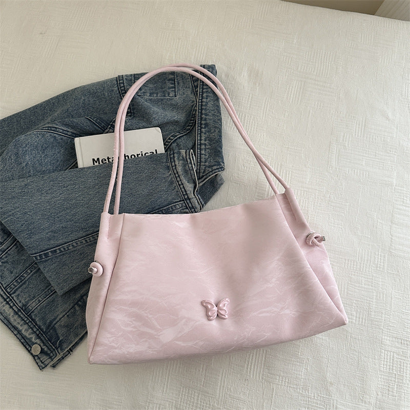 Women Fashion Elegant Butterfly Large Capacity Tote Bag
