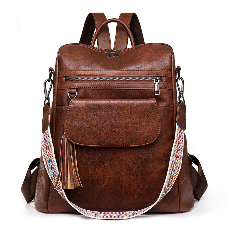 Women Large Capacity Retro Dual-Use Backpack