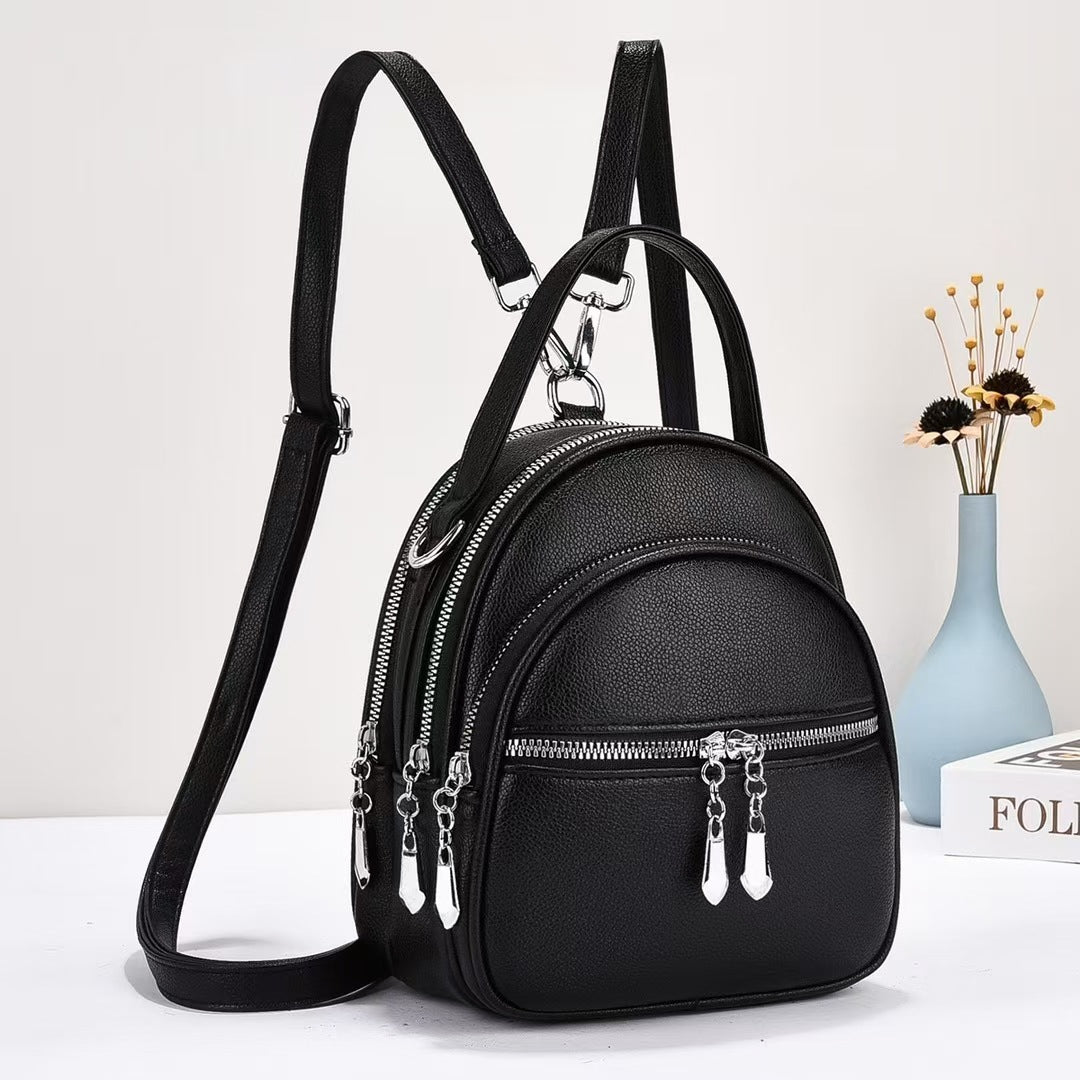 Women Casual Small Backpack Urban Simplicity PU