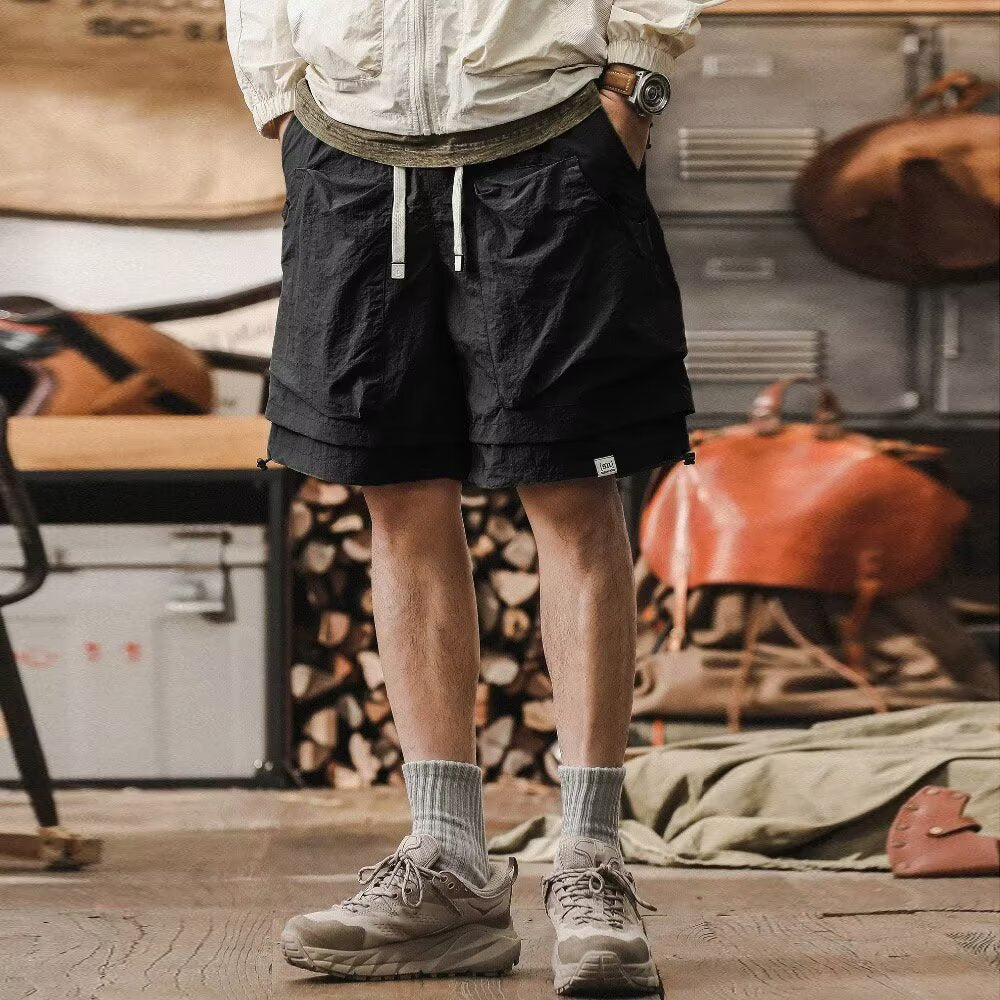 Bermuda imperméable et décontracté à séchage rapide pour homme