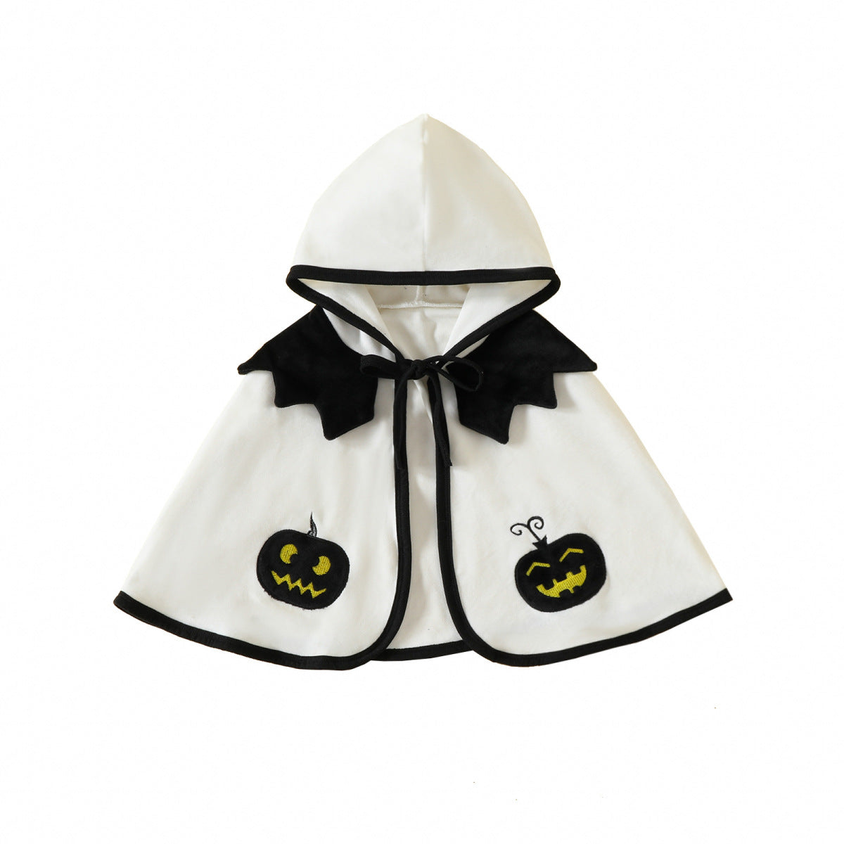 Kids Toddler Baby Girls Halloween Pumpkin Hooded Cape