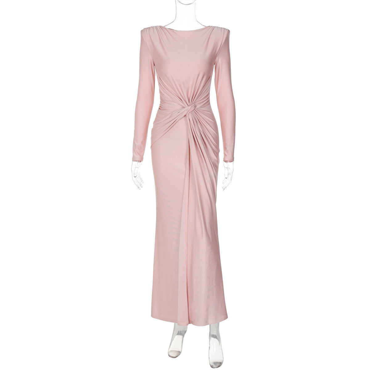 Women Fashion Elegant Irregular Pleated Dress