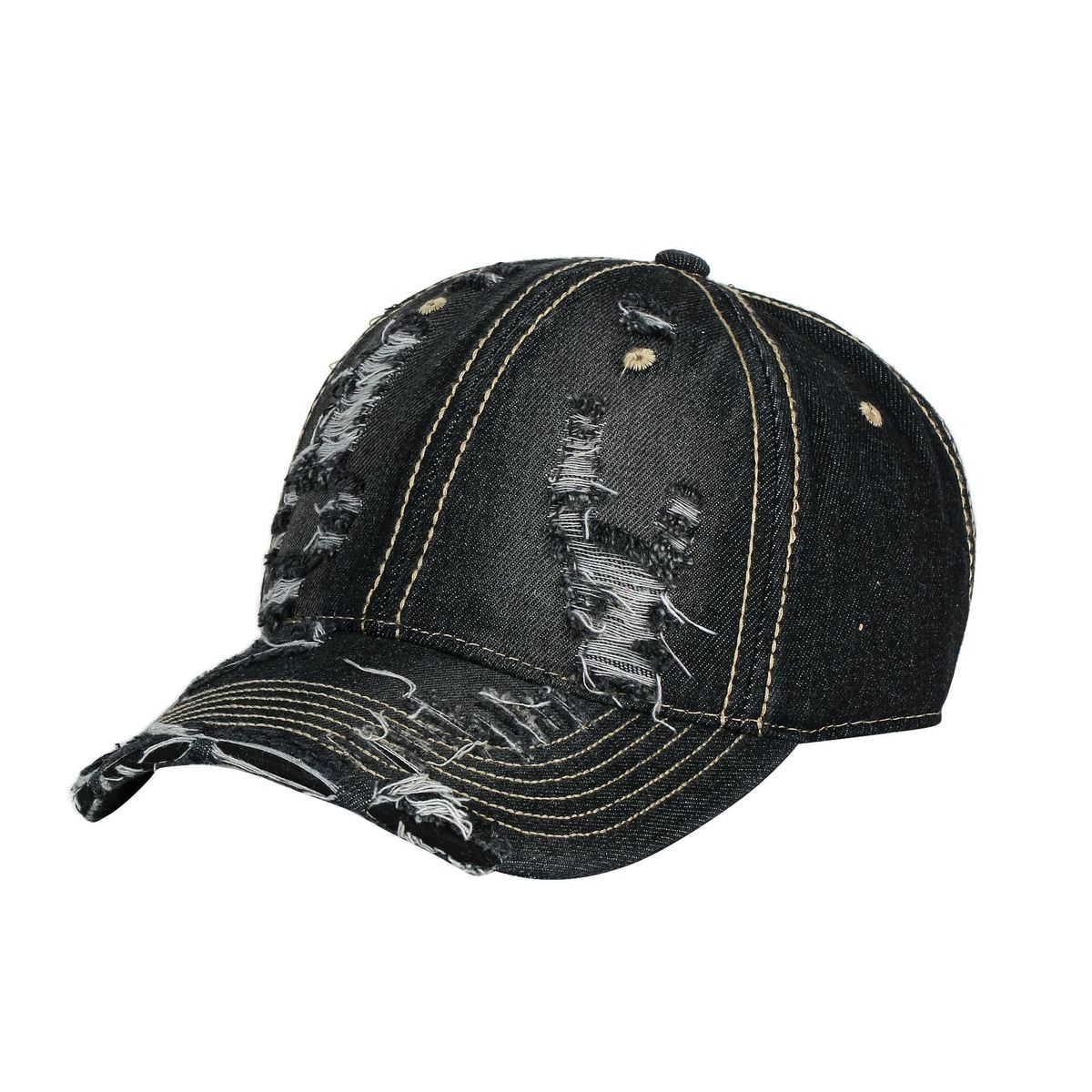 Fashion Vintage Washed Cut Edge Design Cap