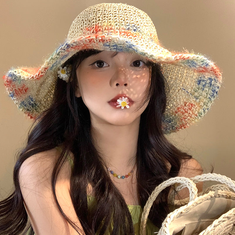 Sombrero de sol de playa para vacaciones de verano para mujer