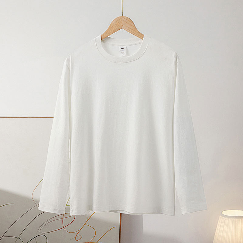 Good Quality Women Basic Long Sleeve Solid Color Blank T-Shirt