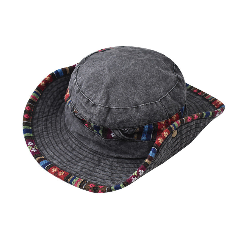 Sombreros de pescador plegables, transpirables y neutros.