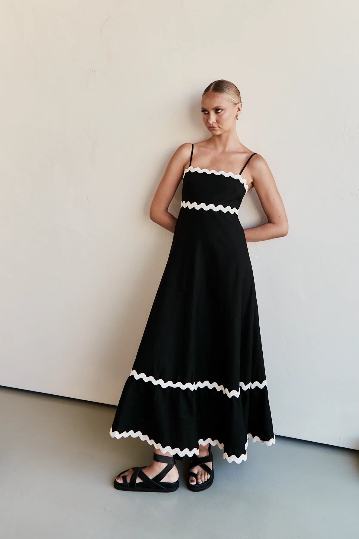 Women Casual Summer Vacation Floral Maxi Sun Dress