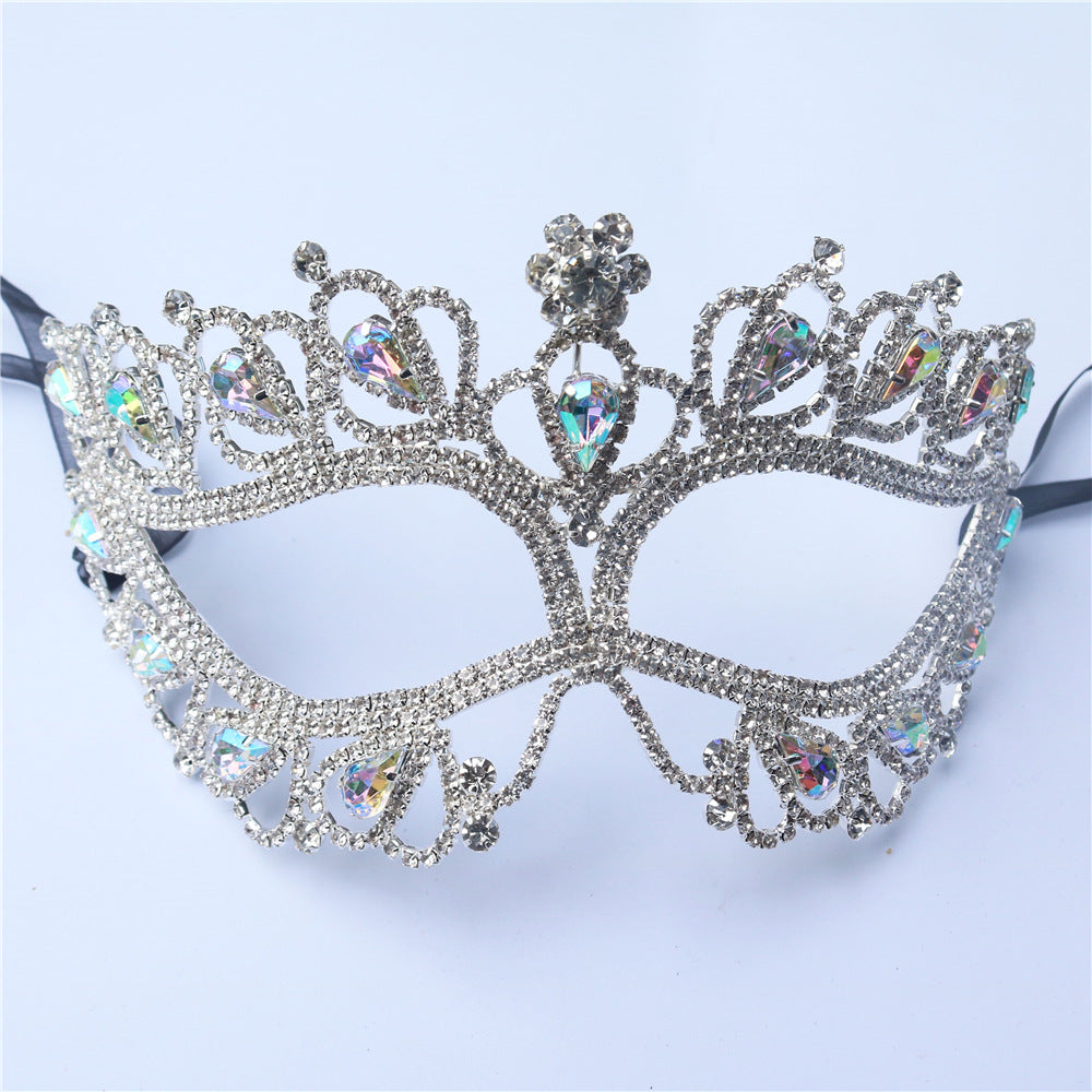 Masquerade Women Sexy Rhinestone Half-Face Mask