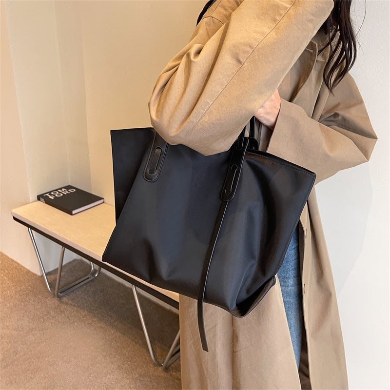 Bolso de mano informal de tela Oxford de gran capacidad para mujer