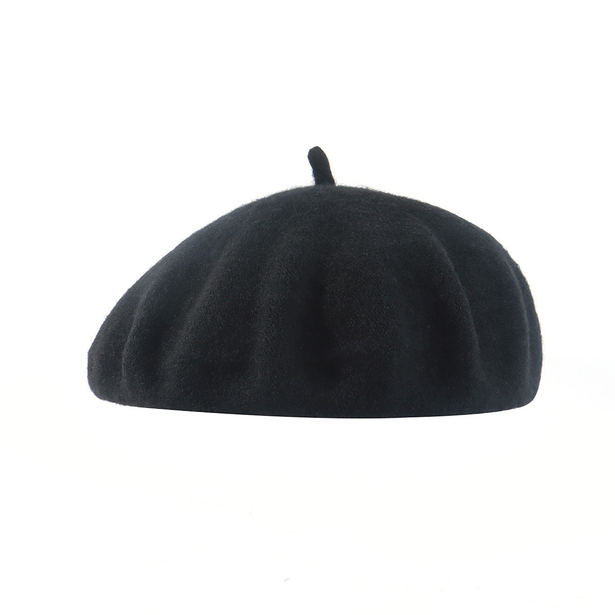 Women Fashion Elegant Solid Color Wool Beret Cap