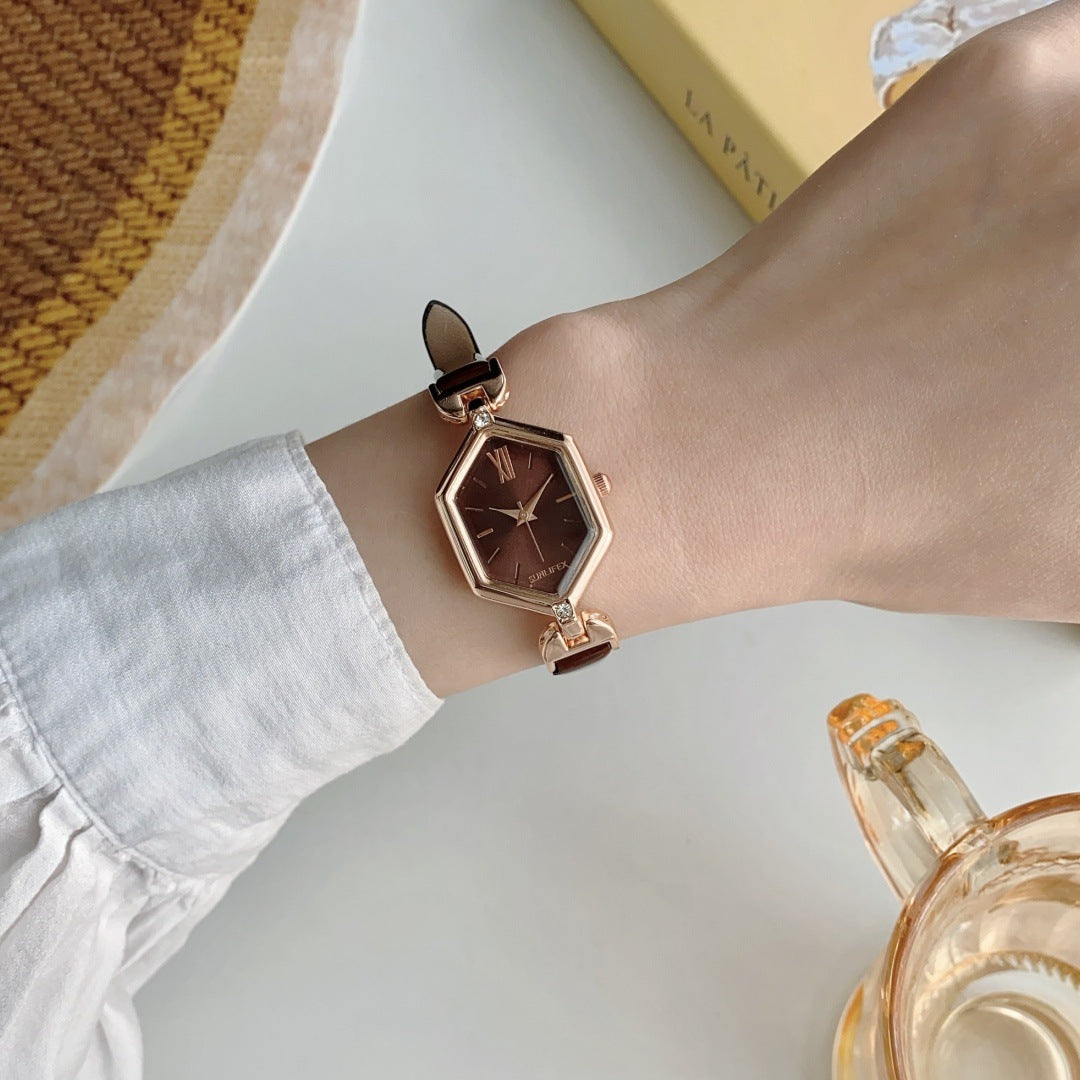 Women Fashion Casual Small Dial Quartz Watch