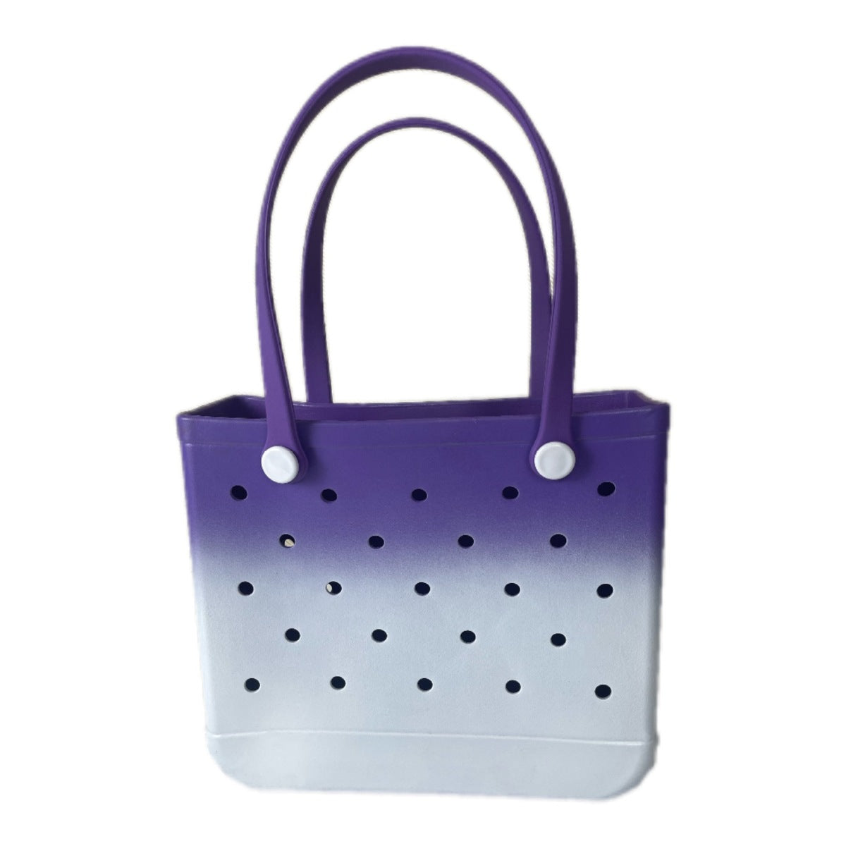 Bolsa de playa de EVA degradada con diseño de agujeros: elegante y espaciosa
