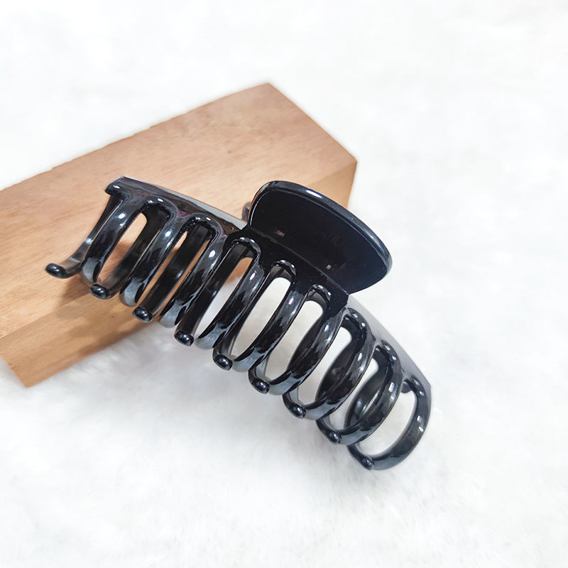 Simple Solid Color Grip Clip for Hair Styling