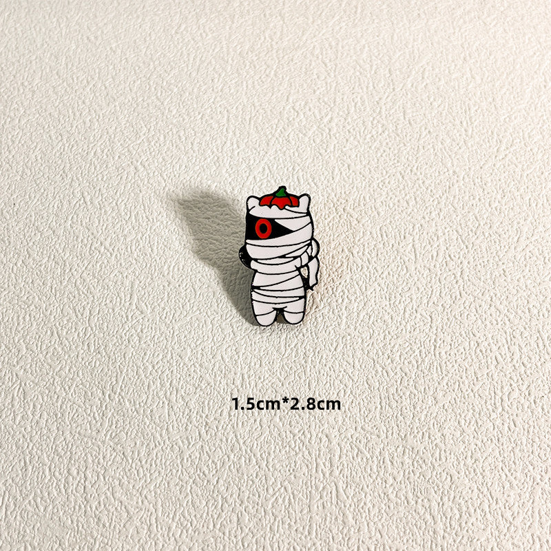 Halloween Unisex Cartoon Character Metal Brooches