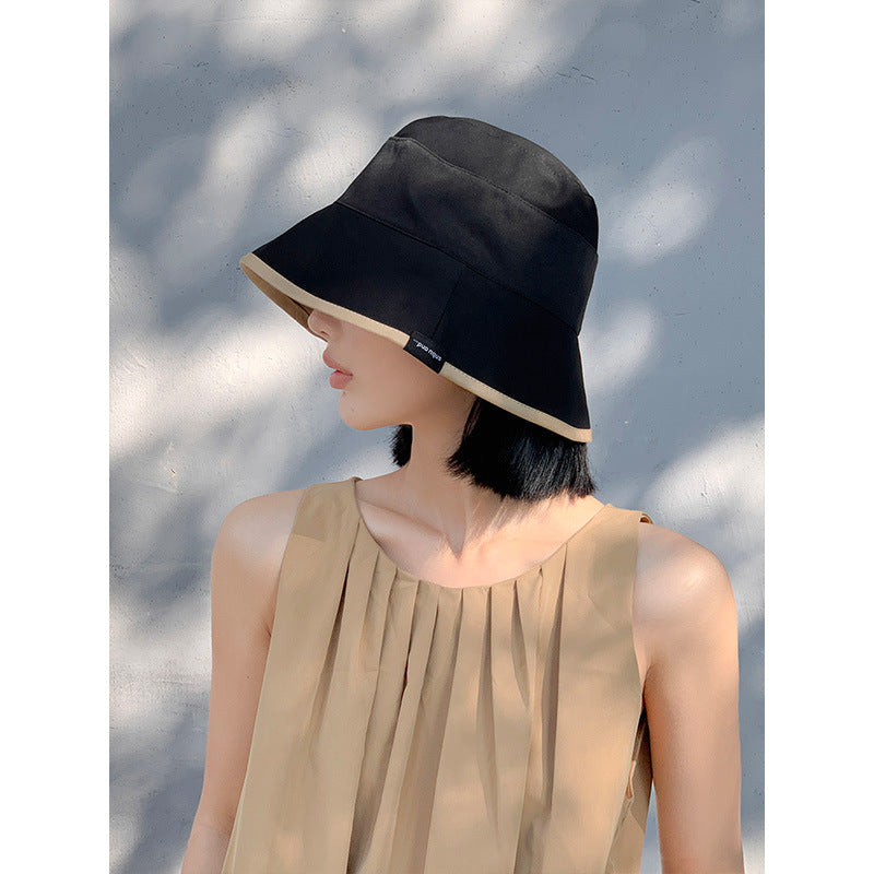 Sombreros tipo cubo con protección solar de moda de verano para mujer