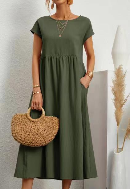 Summer Vintage Fashion Casual Women's Dress