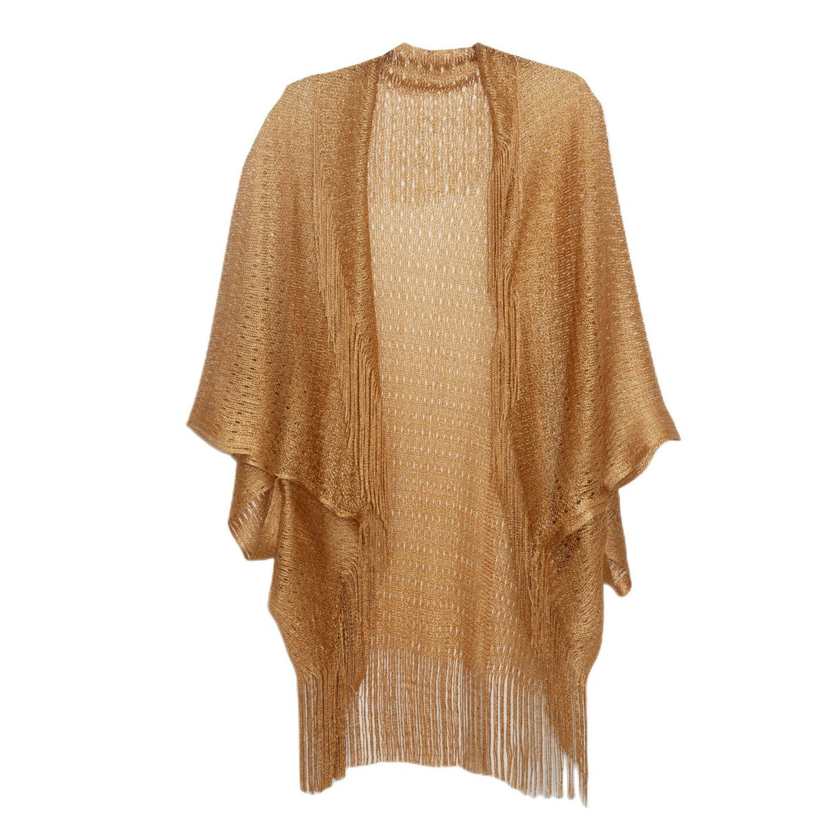 Women's Fashion Stripe Hollow Tassel Cover-Ups