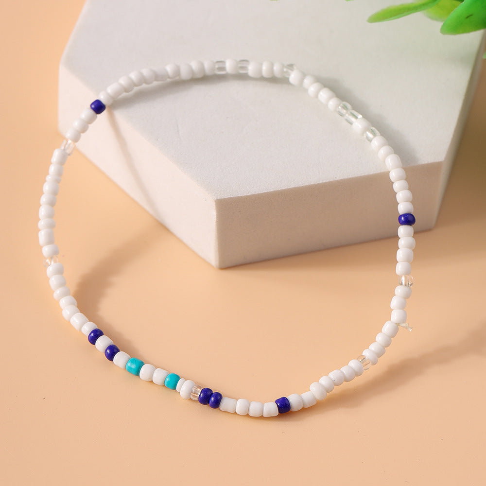 Bohemian Fashion Multicolor Beaded Anklet
