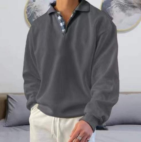 Men Casual Sport Plus Size Long Sleeve Sweatshirts