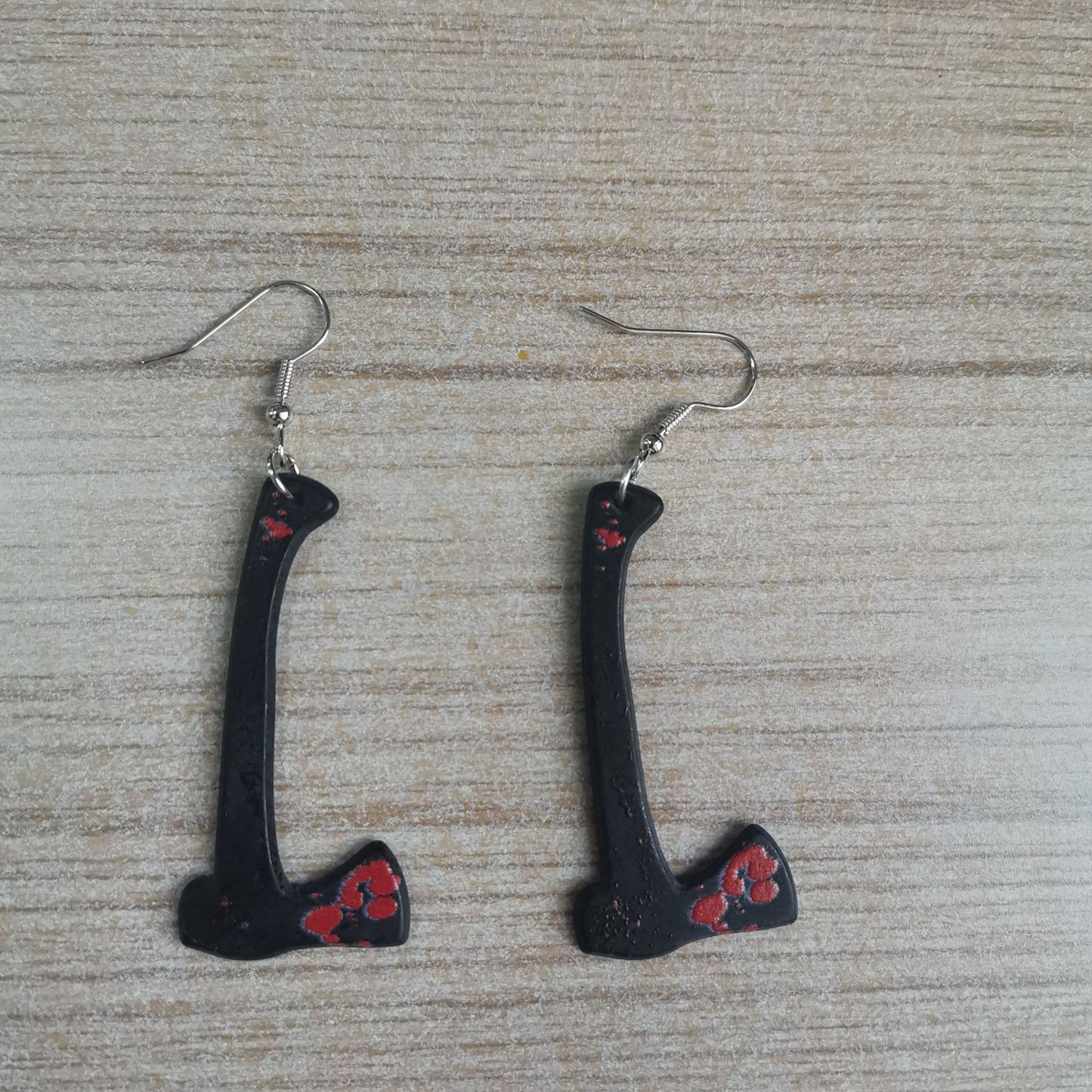 Boucles d'oreilles couteau en acrylique pour femme, motif horreur, humoristique, Halloween