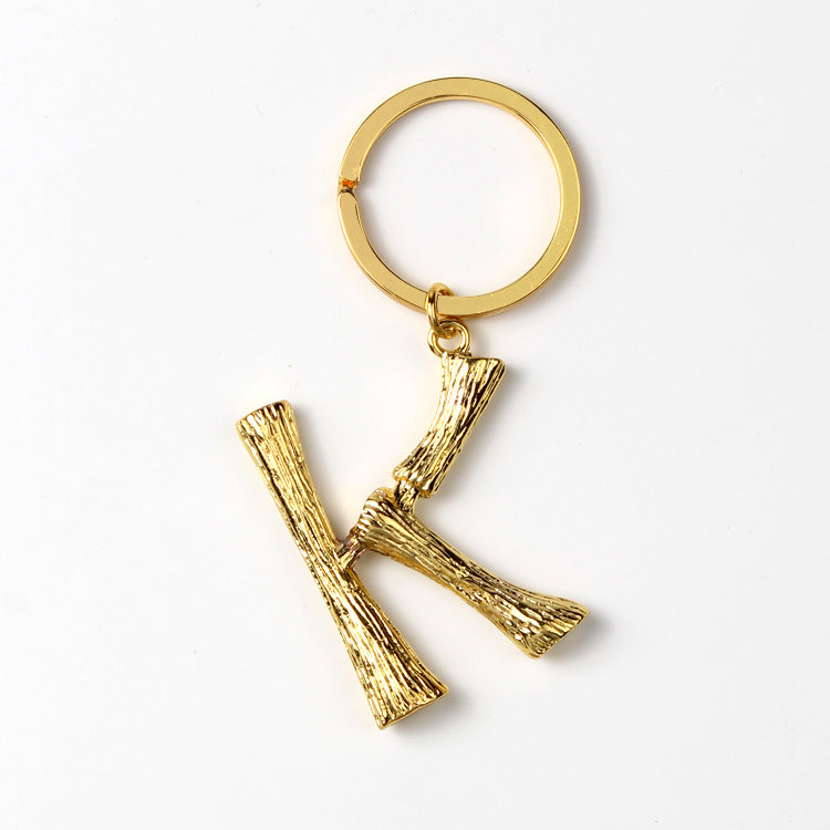 Fashion Creative Alphabet Keychain