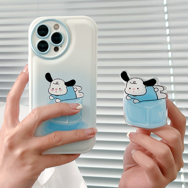 Support d'airbag pour téléphone portable en acrylique, mignon et tendance