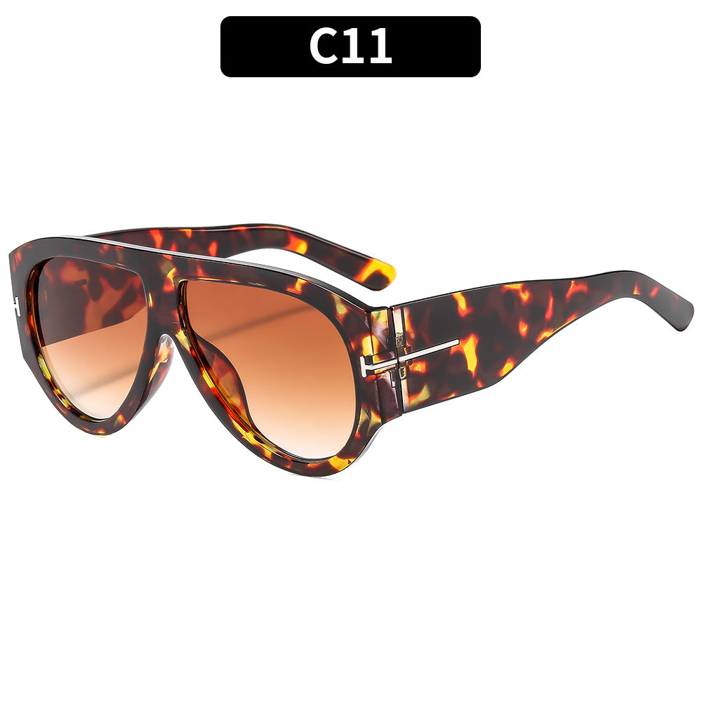 Fashion Large Frame Sunscreen Sunglasses