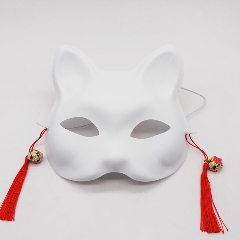 Women Cute Anime Fox Half-Face Cat Mask