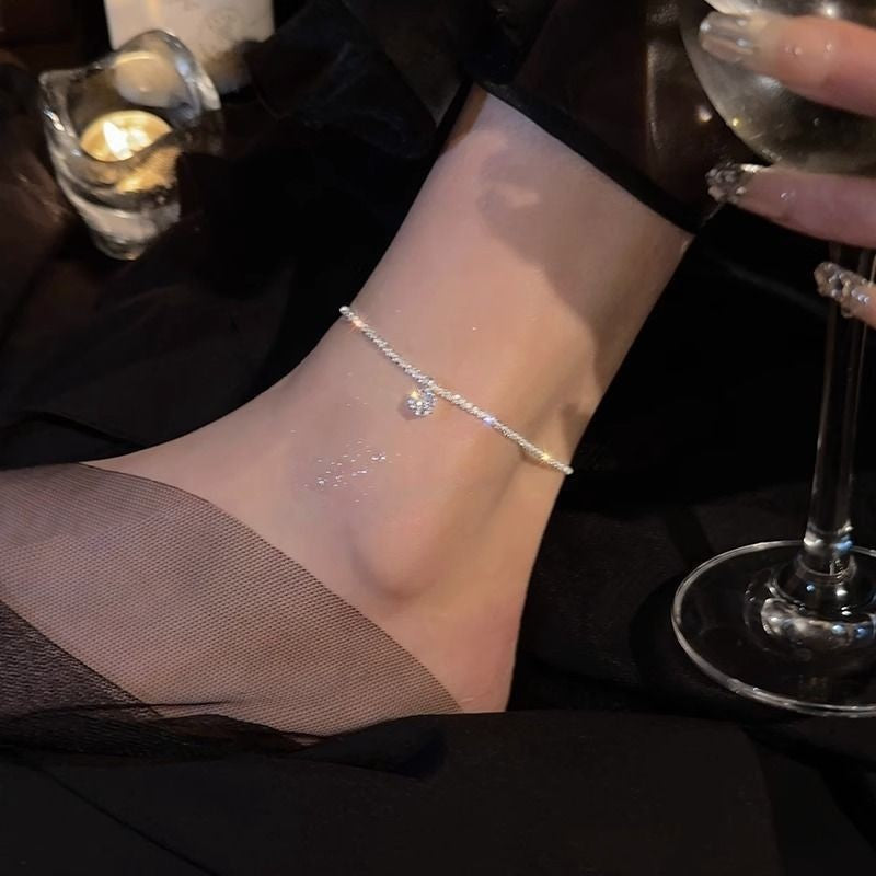 Exotic Retro Fashion Multi-Layer Tassel Metal Chain Anklet