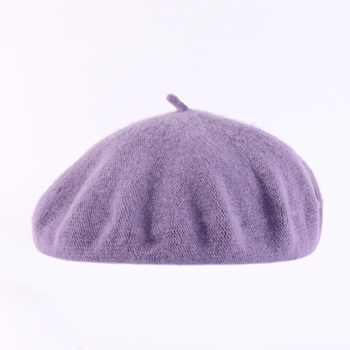Women Fashion Elegant Solid Color Wool Beret Cap