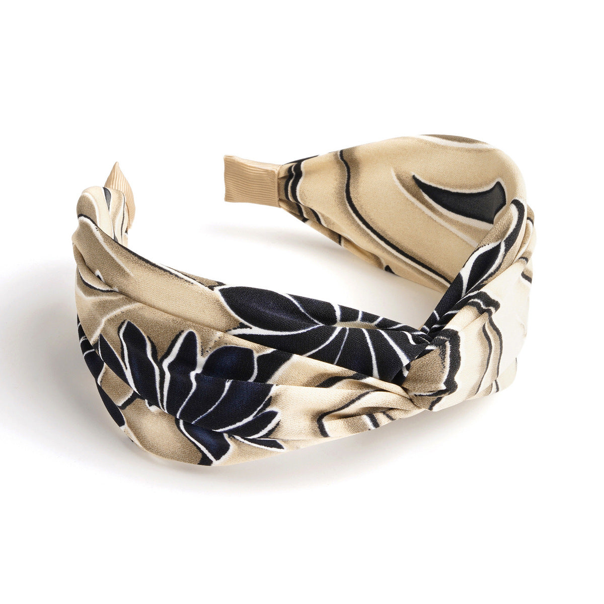 Banda ancha para el cabello con efecto tie-dye estilo bohemio para mujer con un estilo dulce