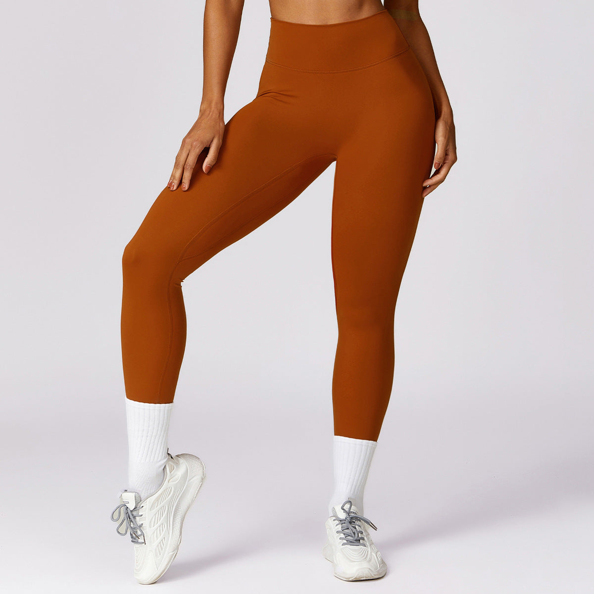 Women Fashion Casual Solid Color Quick-Drying Yoga Pants