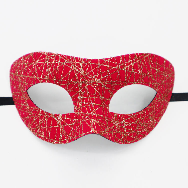 Masque demi-visage Zorro à la mode, simple et assorti aux couleurs
