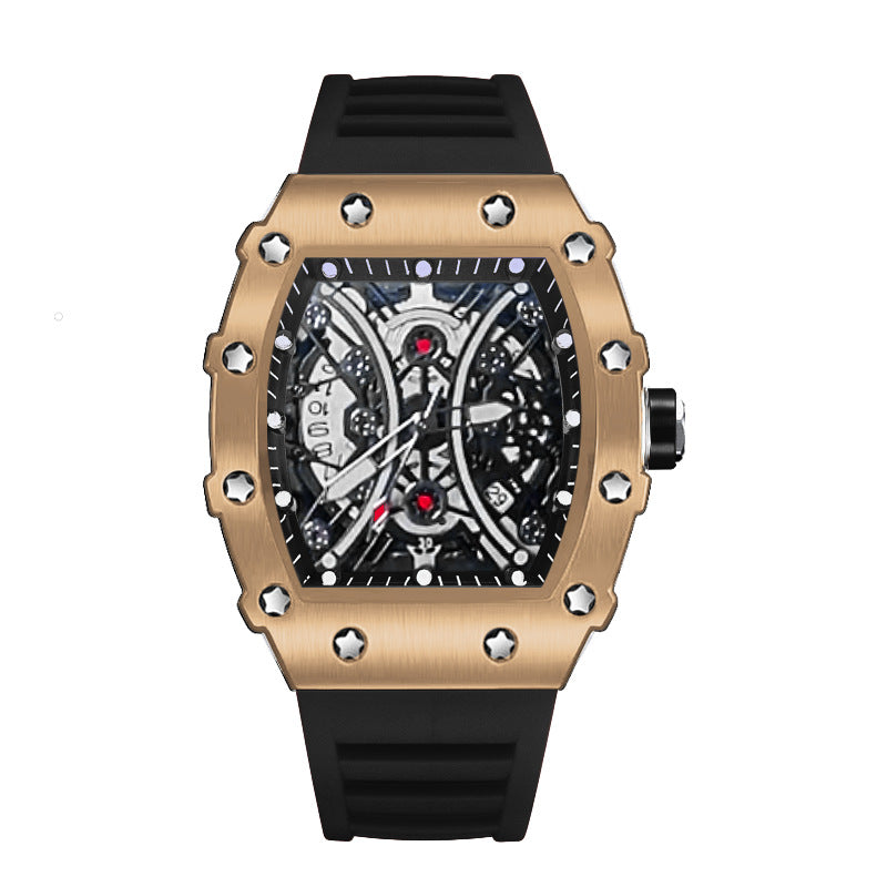 Casual Men’s Waterproof Quartz Watch with Luminous Dial
