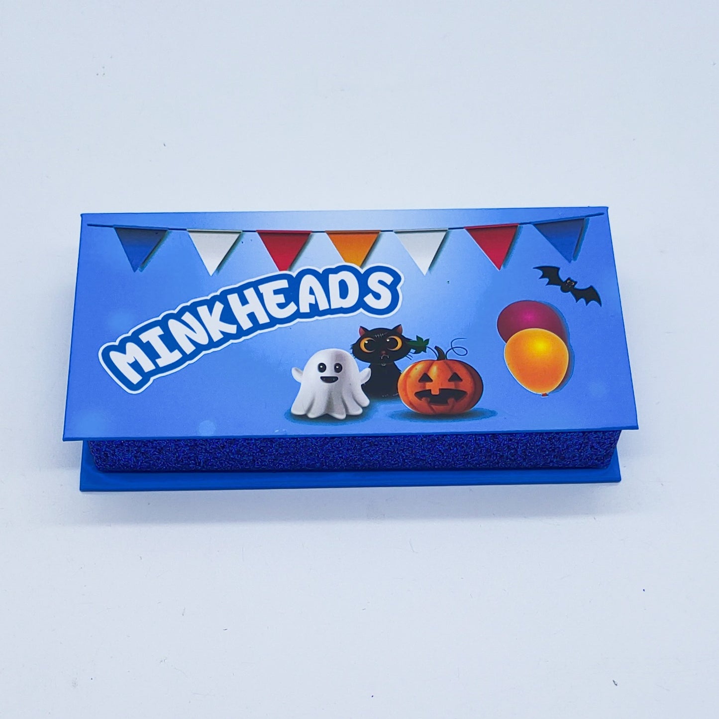 Caja de ataúd con embalaje de pestañas hexagonales para Halloween