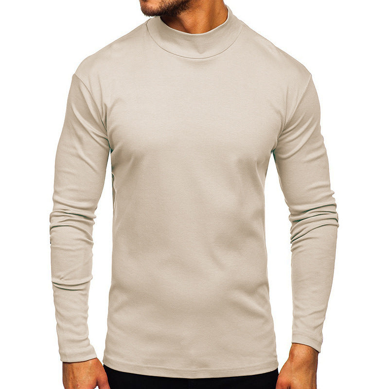 Men's Casual Basic Solid Color Long Sleeve T-Shirt