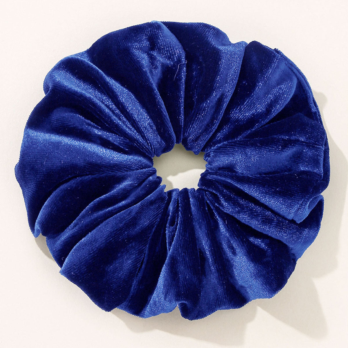 Chouchou en velours grande taille pour femme